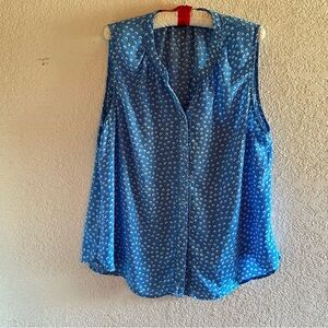 Banana Republic Sleeveless Floral Blouse 🌸